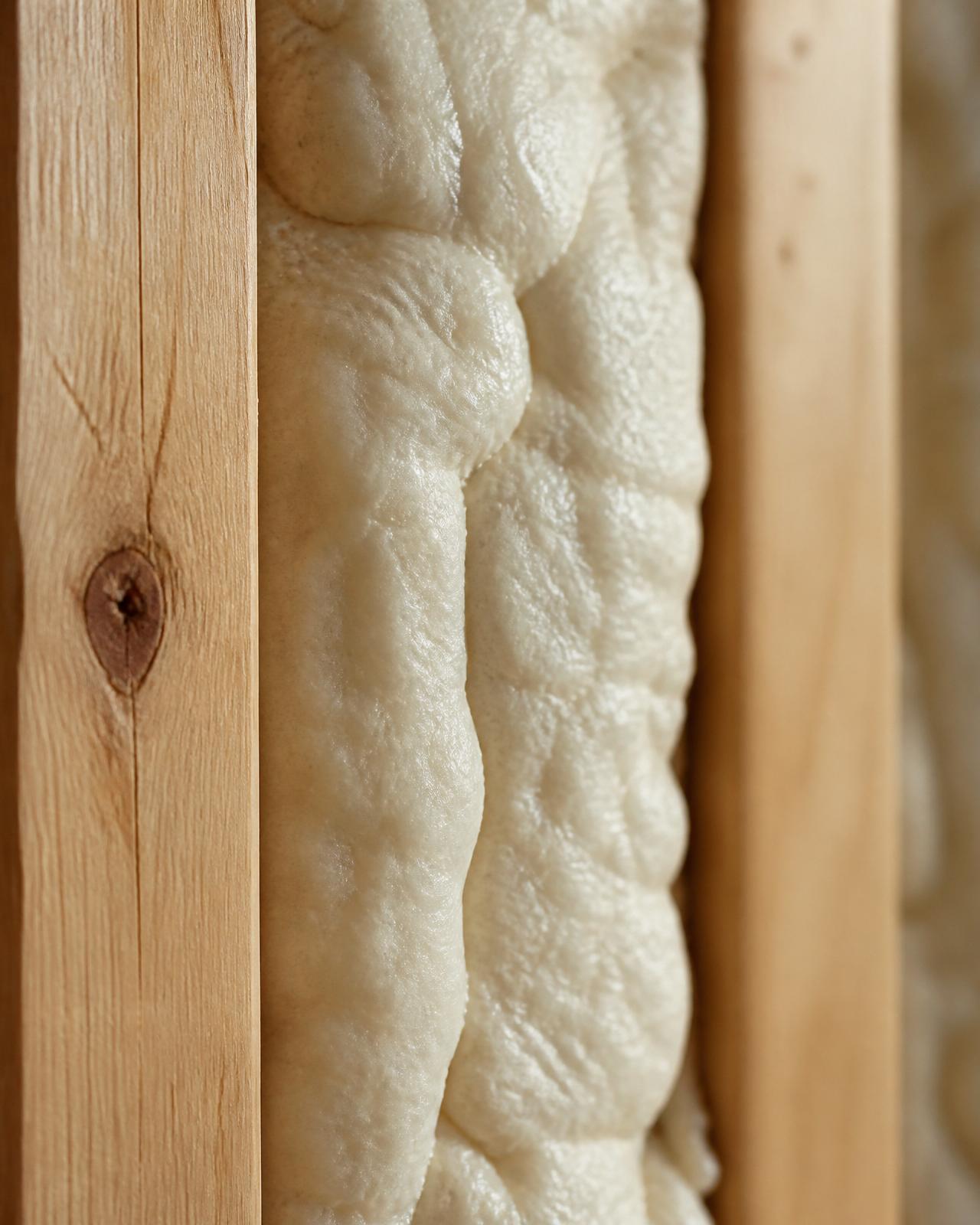 Closed-cell spray foam detail
